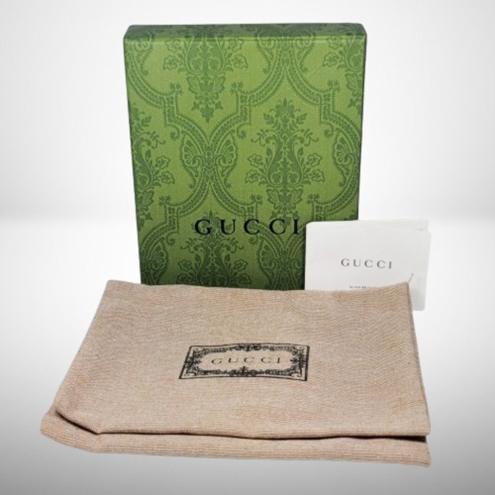 GUCCI BRAND NEW KINGSNAKE PRINT GG SUPREME WALLET - Picture 7 of 8